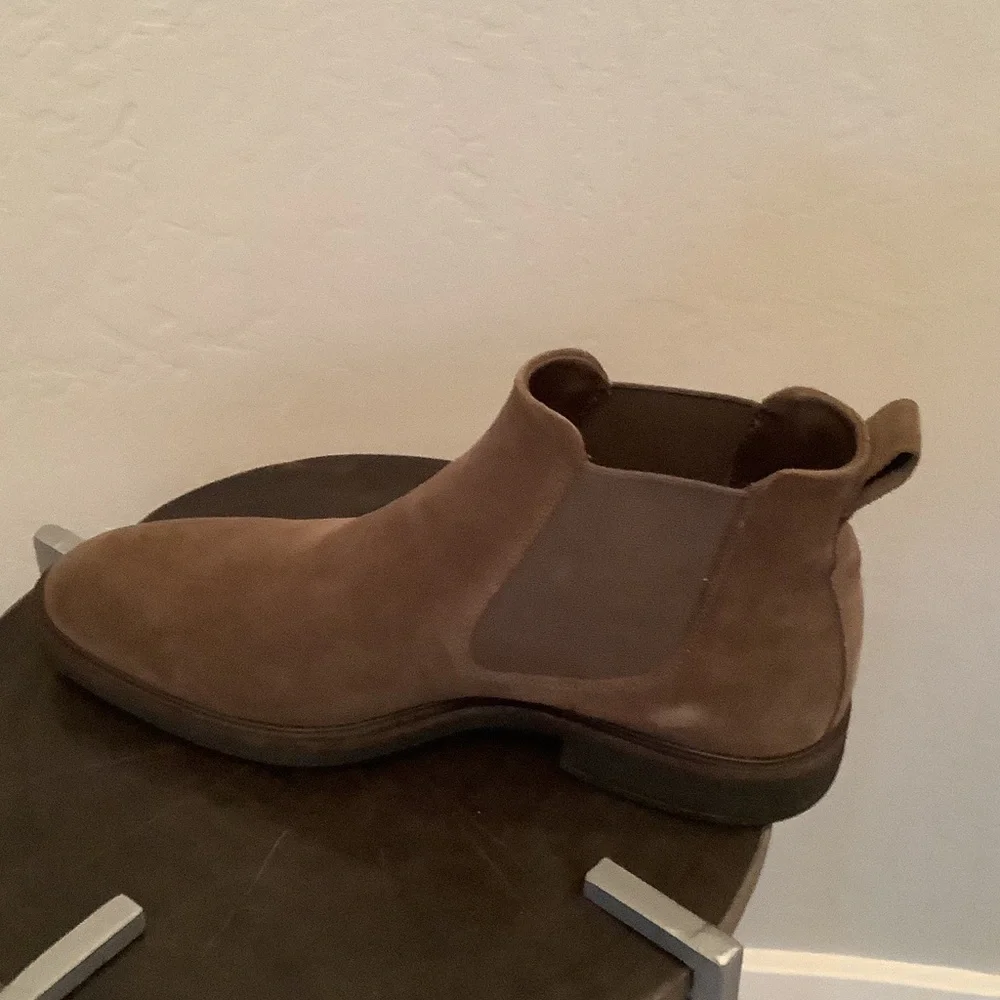 ECCO VITRUS Men's Brown Suede Chelsea Boots SZ 13